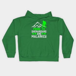 Prone To Shenanigans And Malarkey Kids Hoodie